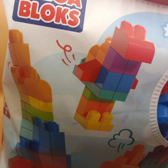 Fisher-Price Mega Bloks Bright Building Set 80 count blocks - Picture 4 of 9